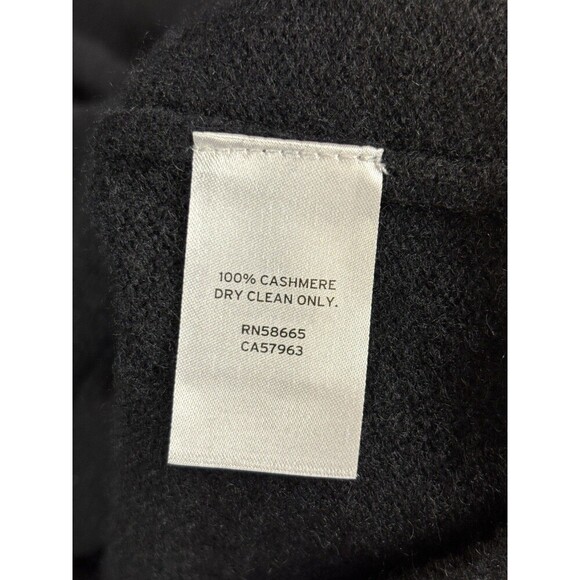 Nordstrom Turtleneck Sweater Black Medium Long Sleeve Soft Stretch Quiet Luxury - Picture 7 of 9